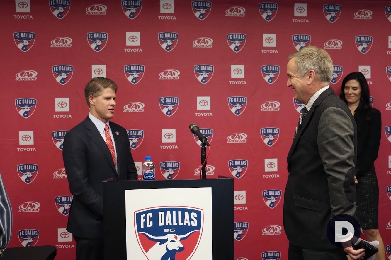 FC Dallas & Kansas City Chiefs CEO Clark Hunt and Lombardi Trophy ...