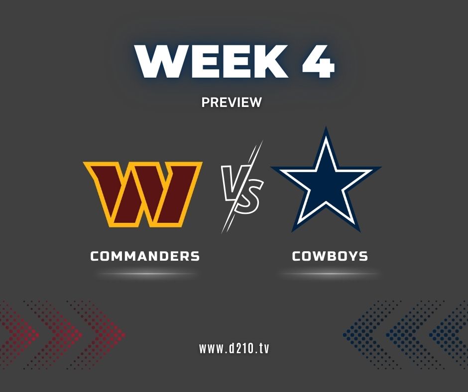 Week 4 Storyline : Dallas Cowboys vs Washington Commanders - D210SPORTS