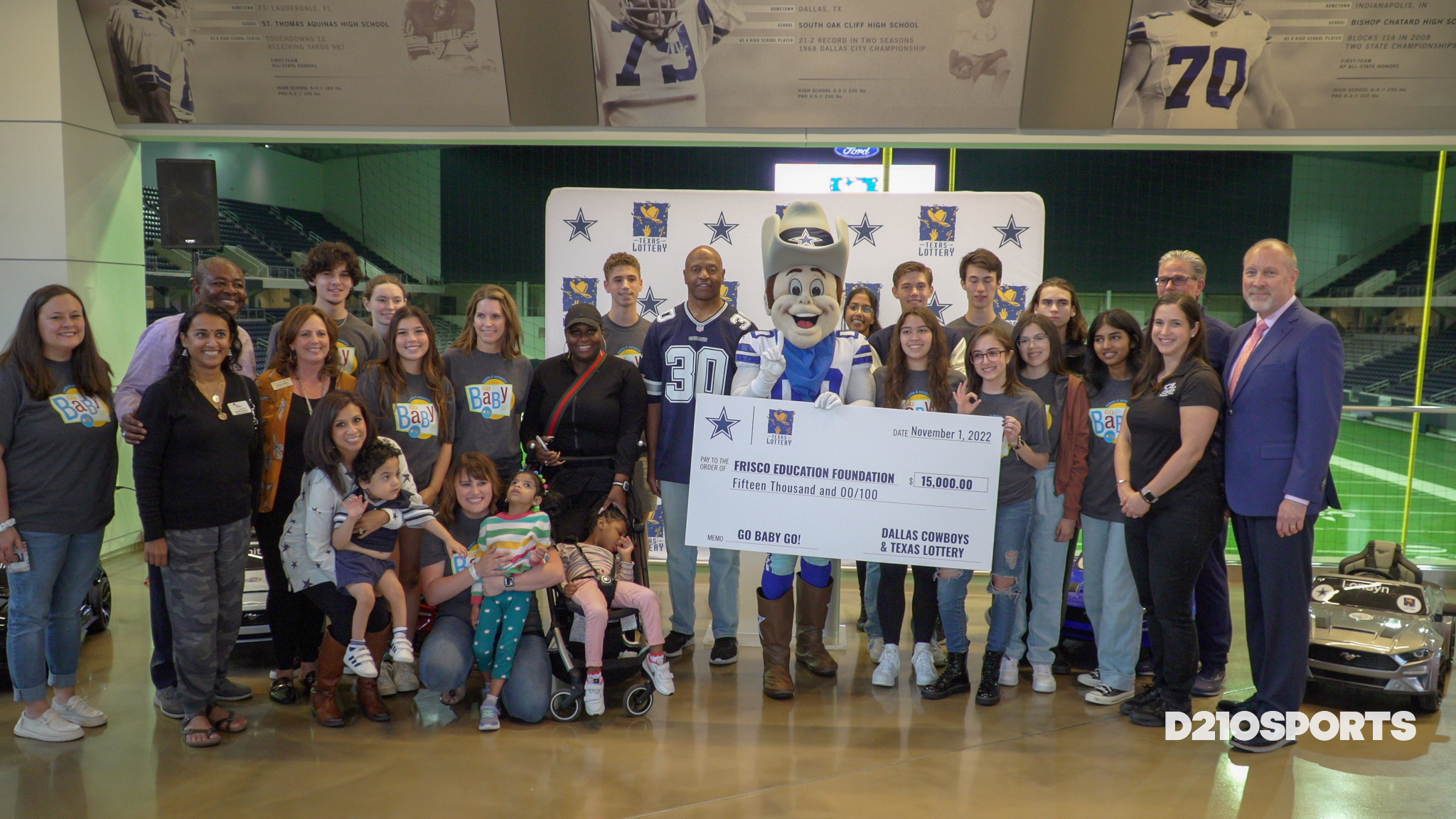 Cowboys, Texas Lottery team up to support Frisco ISD's student