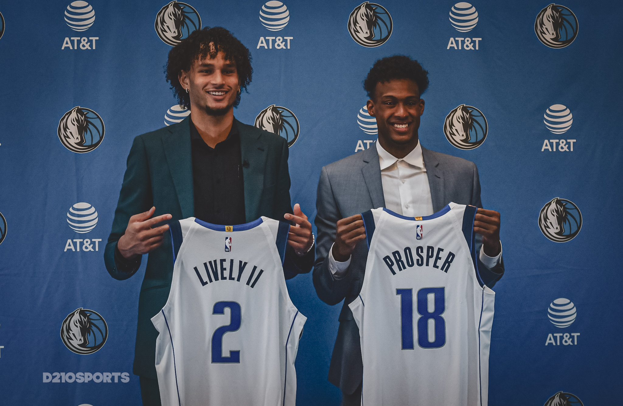 Dallas Mavericks Newly Drafted Dereck Lively II and Olivier-Maxence ...
